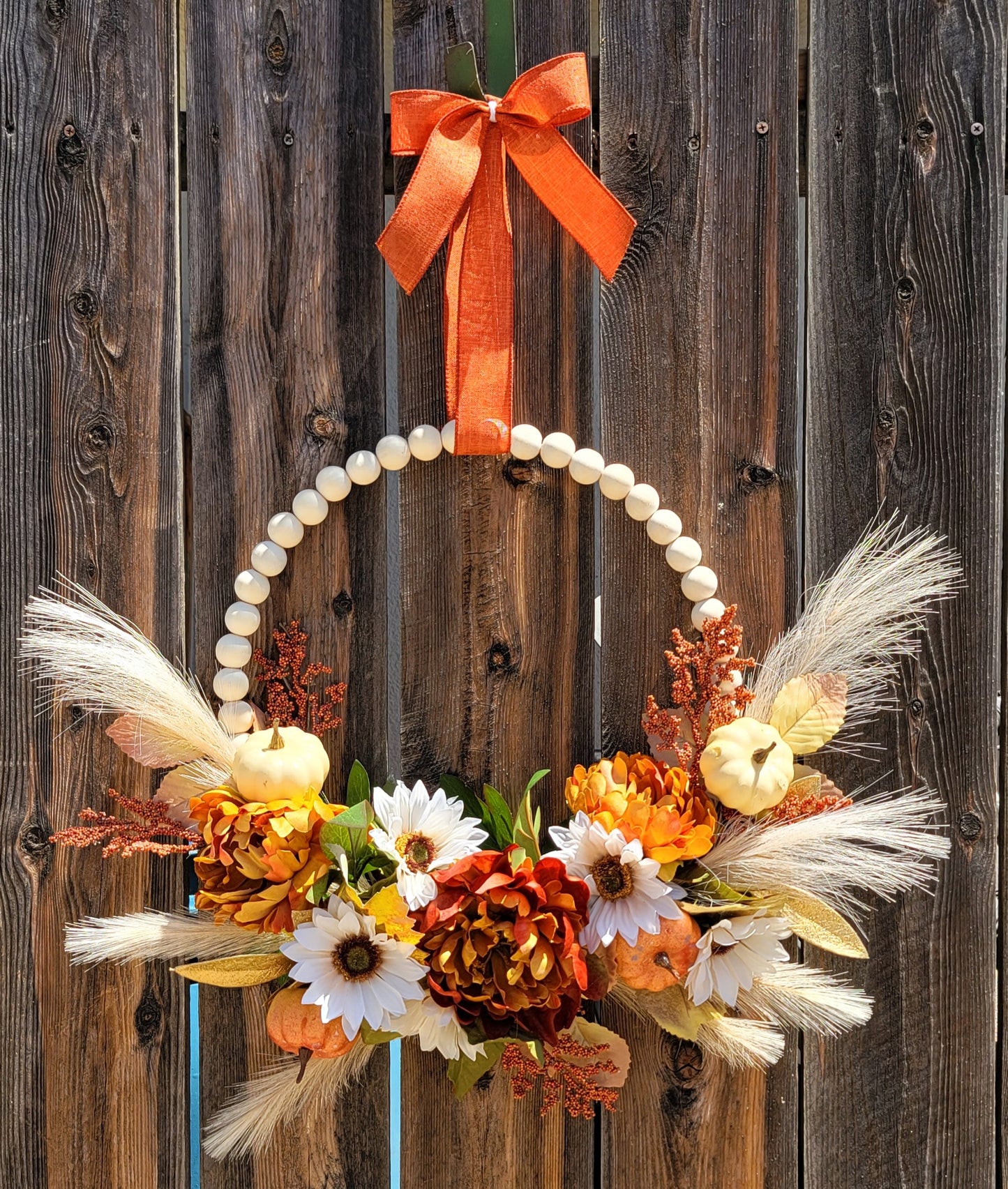 Fall Pampas Wreath