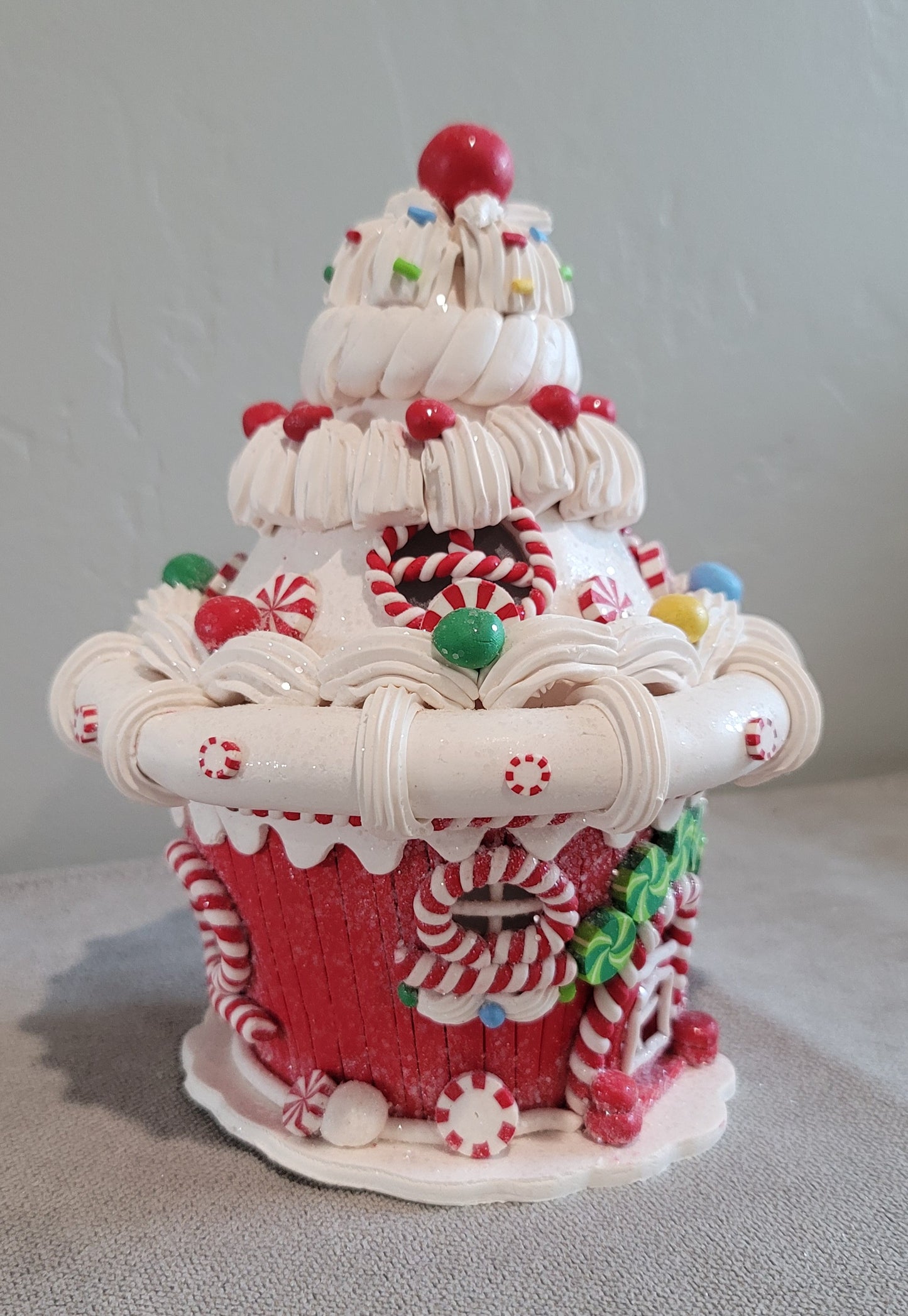 Gingerbread House with Cherry