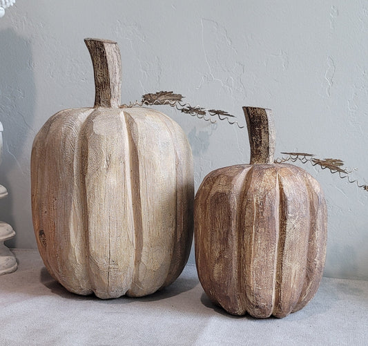 Wood Pumpkin