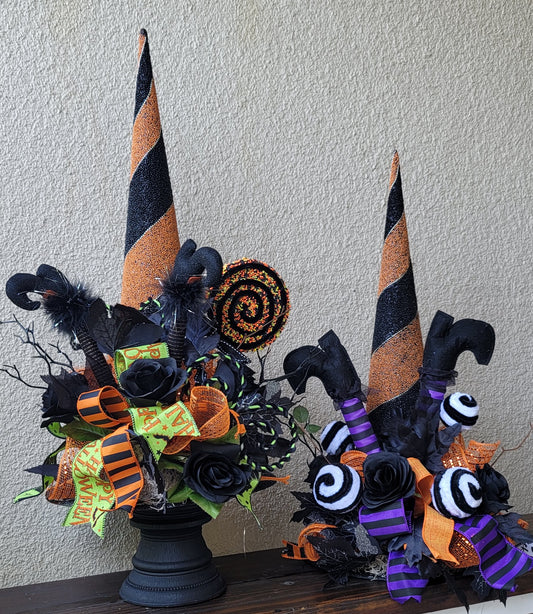 Black/Orange Witch Hat