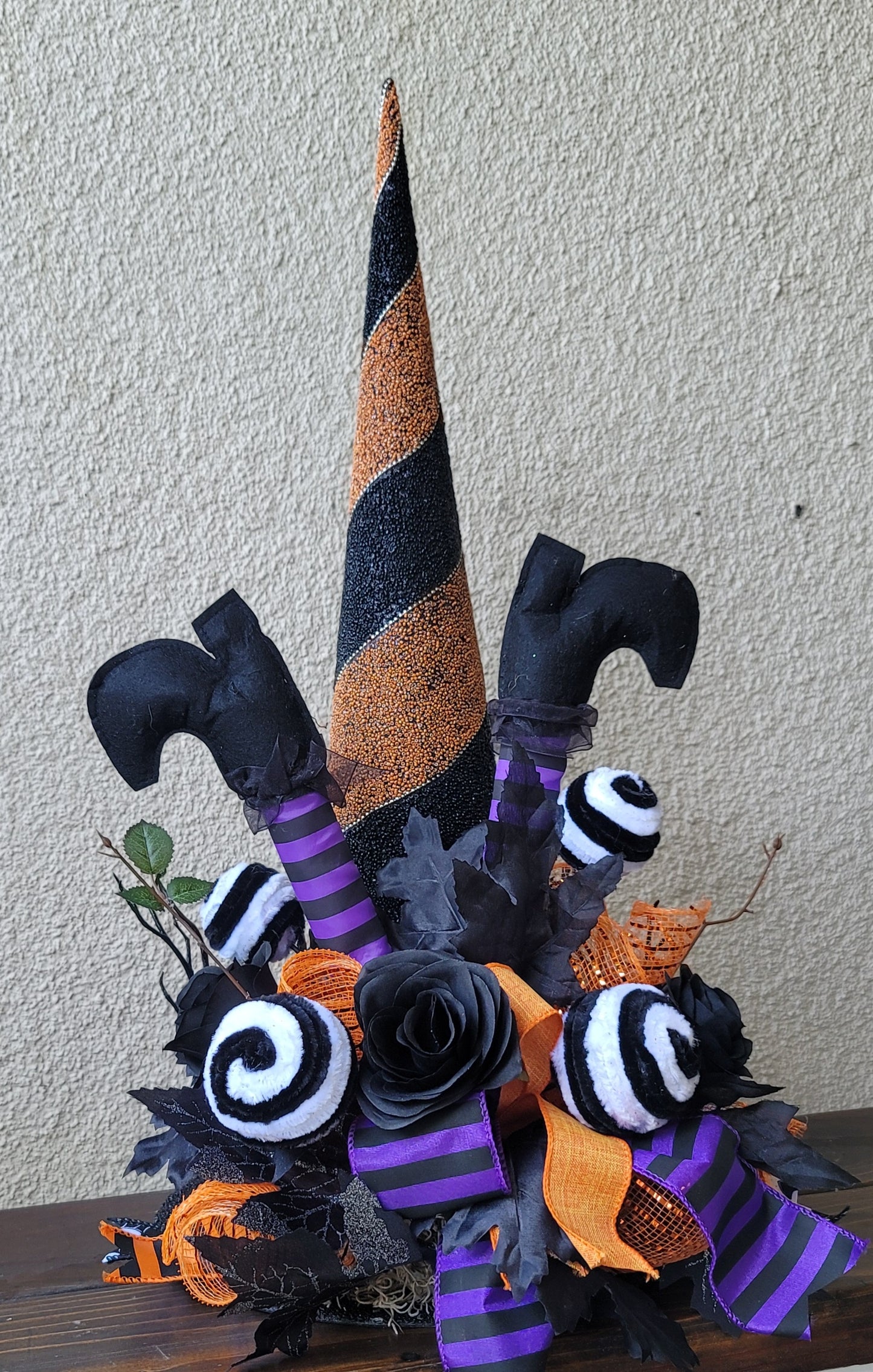 Black/Orange Witch Hat