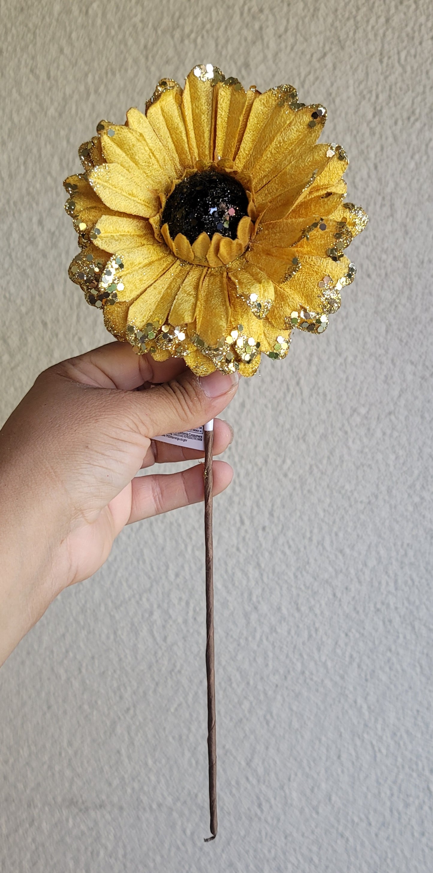 Gold Sunflower Pick