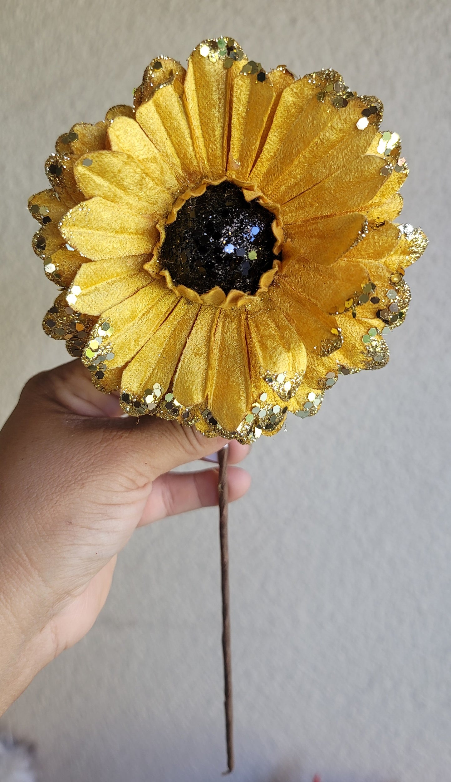 Gold Sunflower Pick