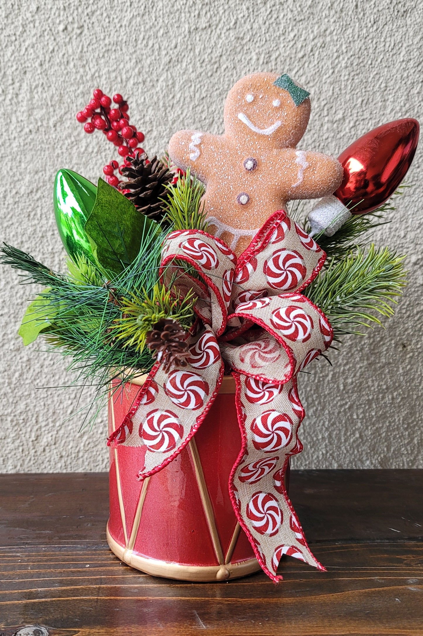 Gingerbread Floral Arrangement