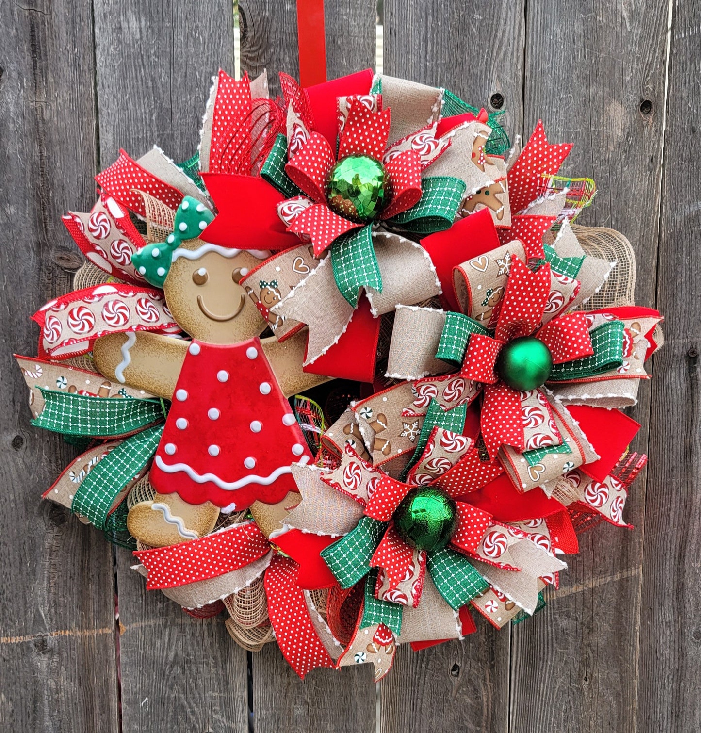 Gingerbread Wreath (girl)