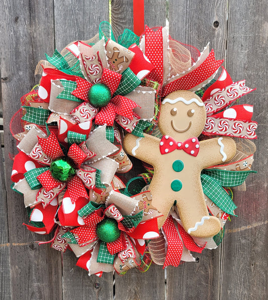 Gingerbread Wreath (Boy)