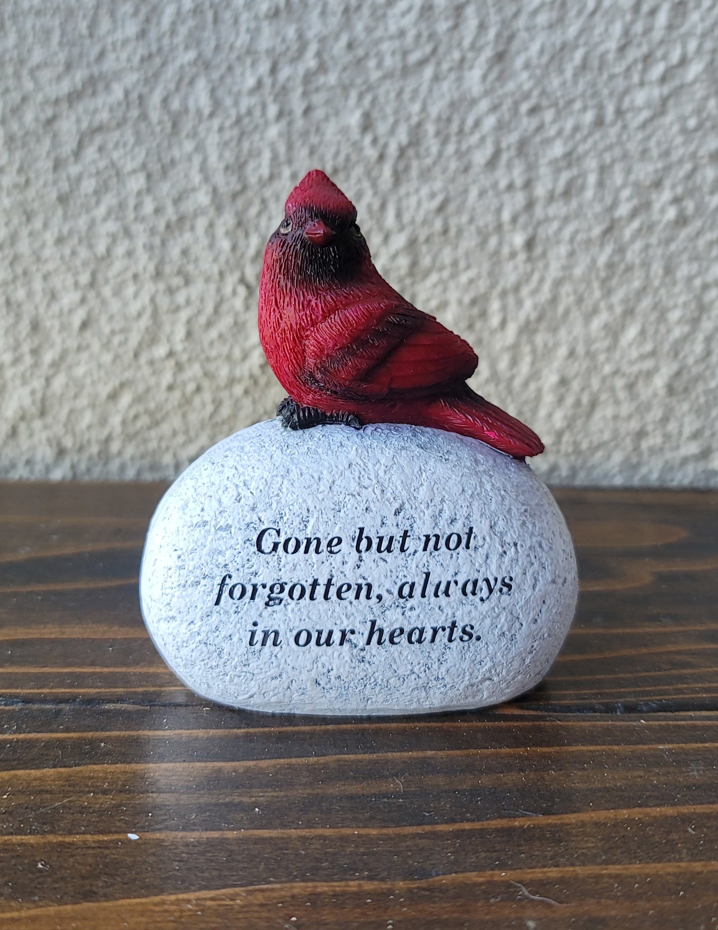 Cardinal on Stone