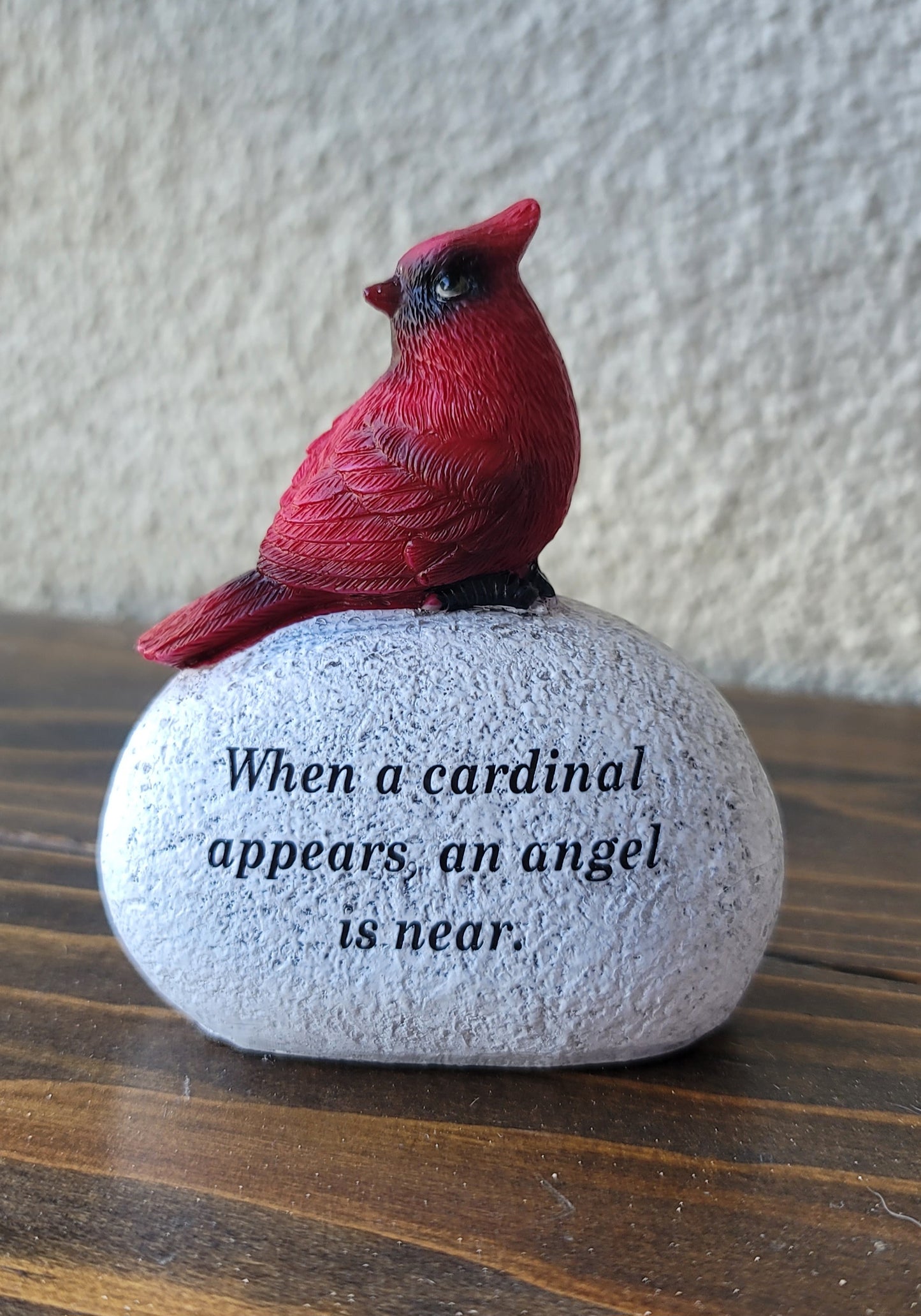 Cardinal on Stone