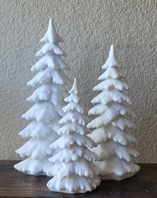 Snowy Alpine Fir Tree