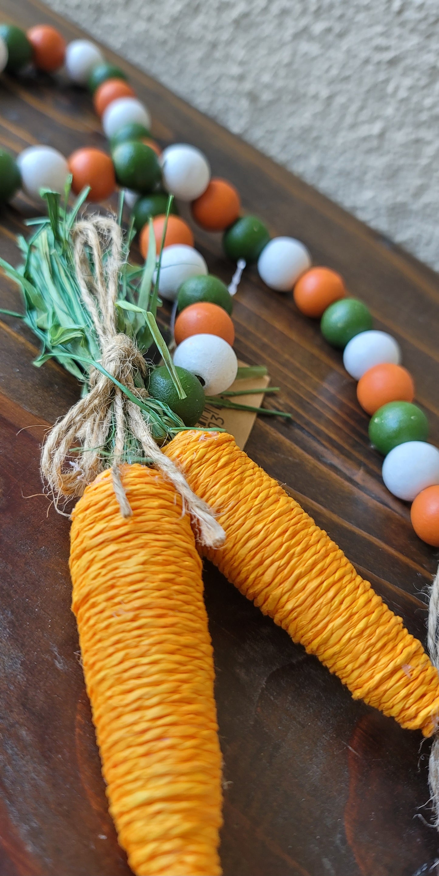 Carrot Bead Garland