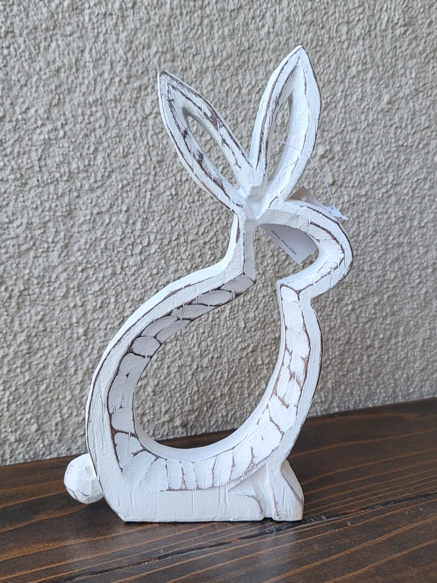 Whitewash Bunny Outline